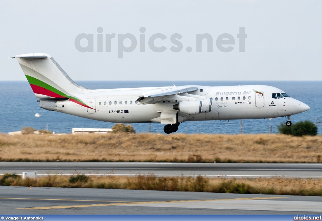 LZ-HBG, British Aerospace BAe 146-300, Bulgaria Air