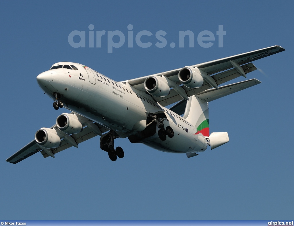 LZ-HBG, British Aerospace BAe 146-300, Bulgaria Air