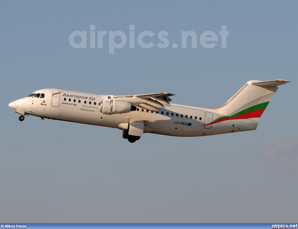 LZ-HBG, British Aerospace BAe 146-300, Bulgaria Air