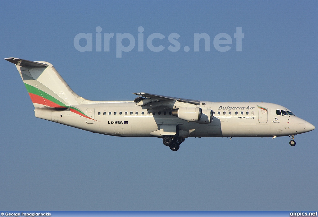 LZ-HBG, British Aerospace BAe 146-300, Bulgaria Air