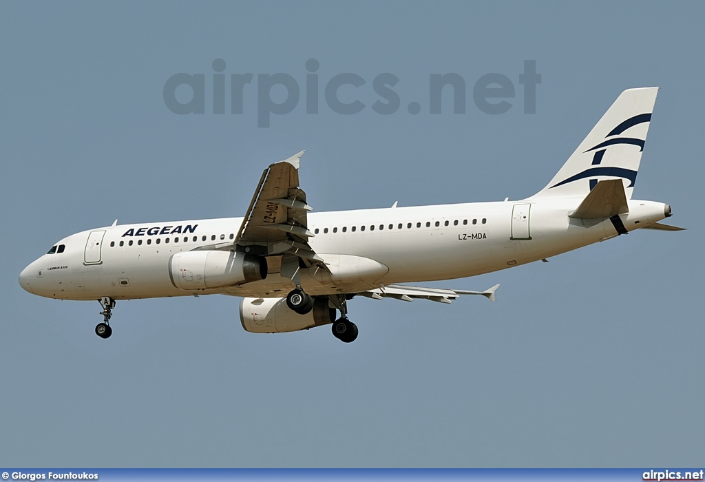 LZ-MDA, Airbus A320-200, Aegean Airlines