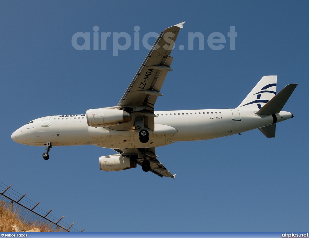 LZ-MDA, Airbus A320-200, Aegean Airlines