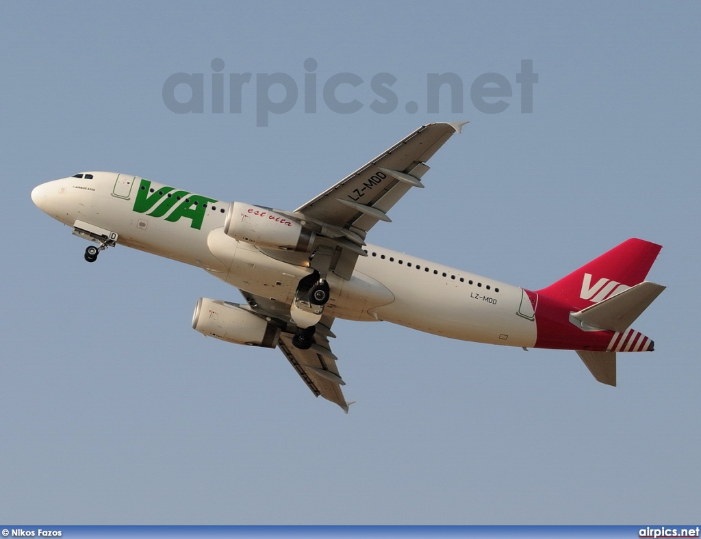 LZ-MDD, Airbus A320-200, Air VIA