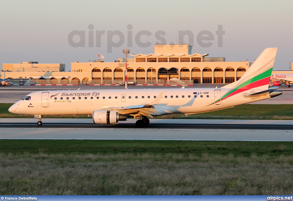 LZ-SOF, Embraer ERJ 190-100AR (Embraer 190), Bulgaria Air