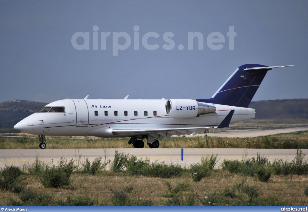 LZ-YUR, Bombardier Challenger 600-CL-604, Air Lazur