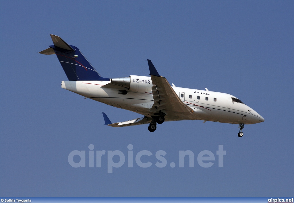 LZ-YUR, Bombardier Challenger 600-CL-604, Air Lazur