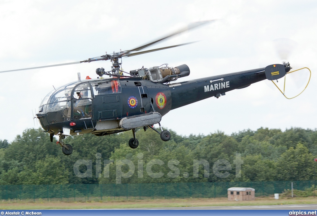 M1, Aerospatiale SA-316B Alouette III, Belgian Navy