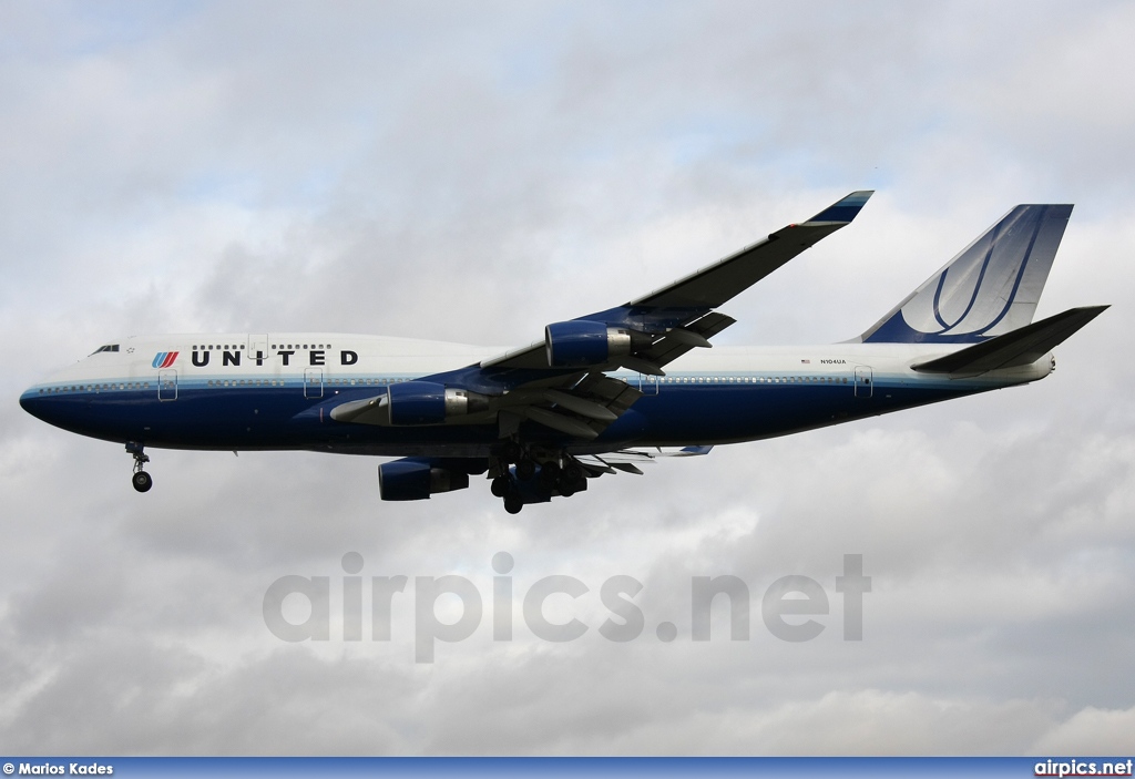 N104UA, Boeing 747-400, United Airlines