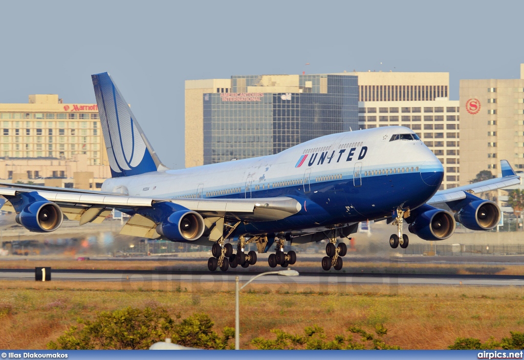 N122UA, Boeing 747-400, United Airlines