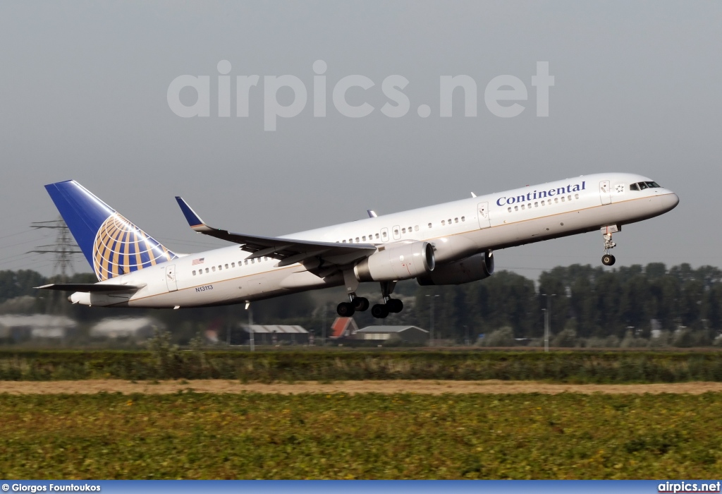 N13113, Boeing 757-200, Continental Airlines