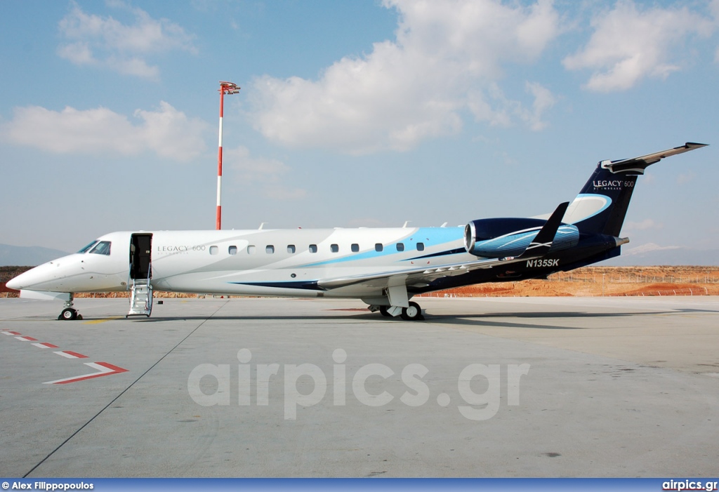 N135SK, Embraer Legacy 600, Private