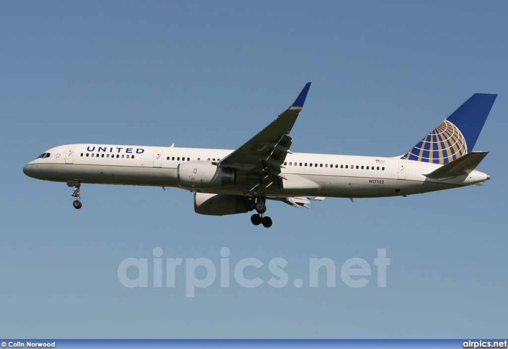 N17122, Boeing 757-200, United Airlines