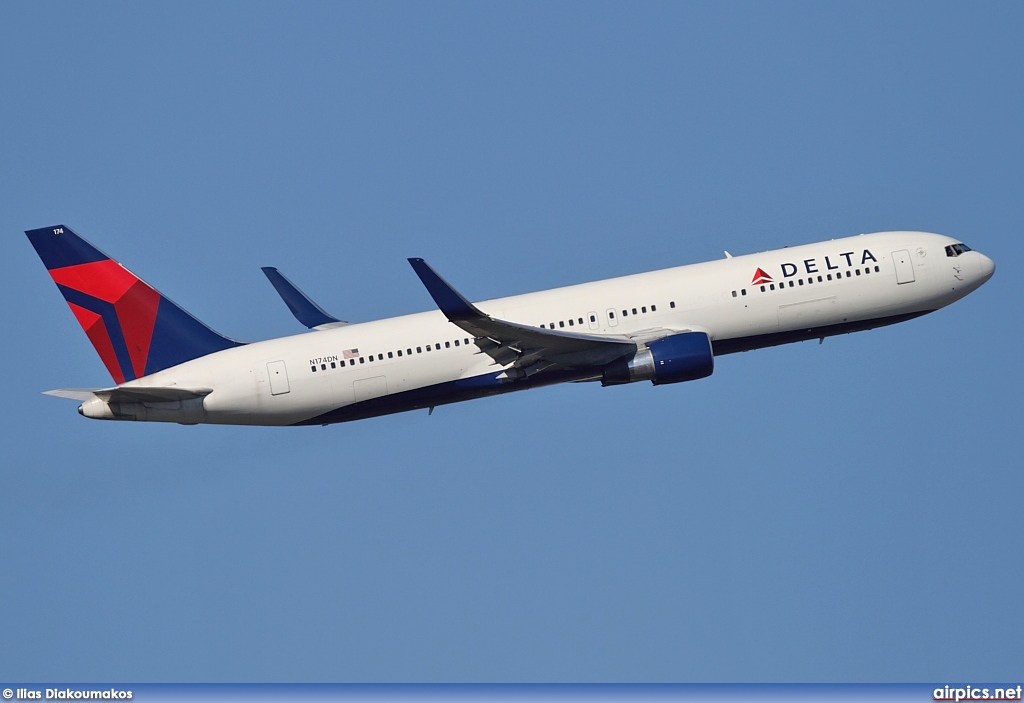 N174DN, Boeing 767-300ER, Delta Air Lines