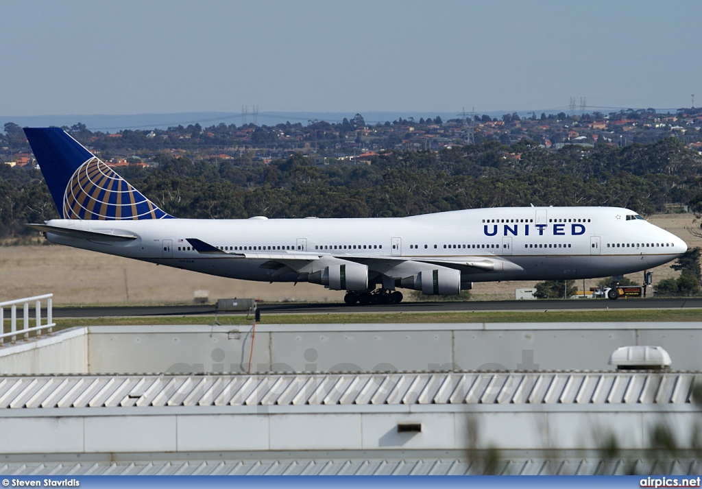 N175UA, Boeing 747-400, United Airlines
