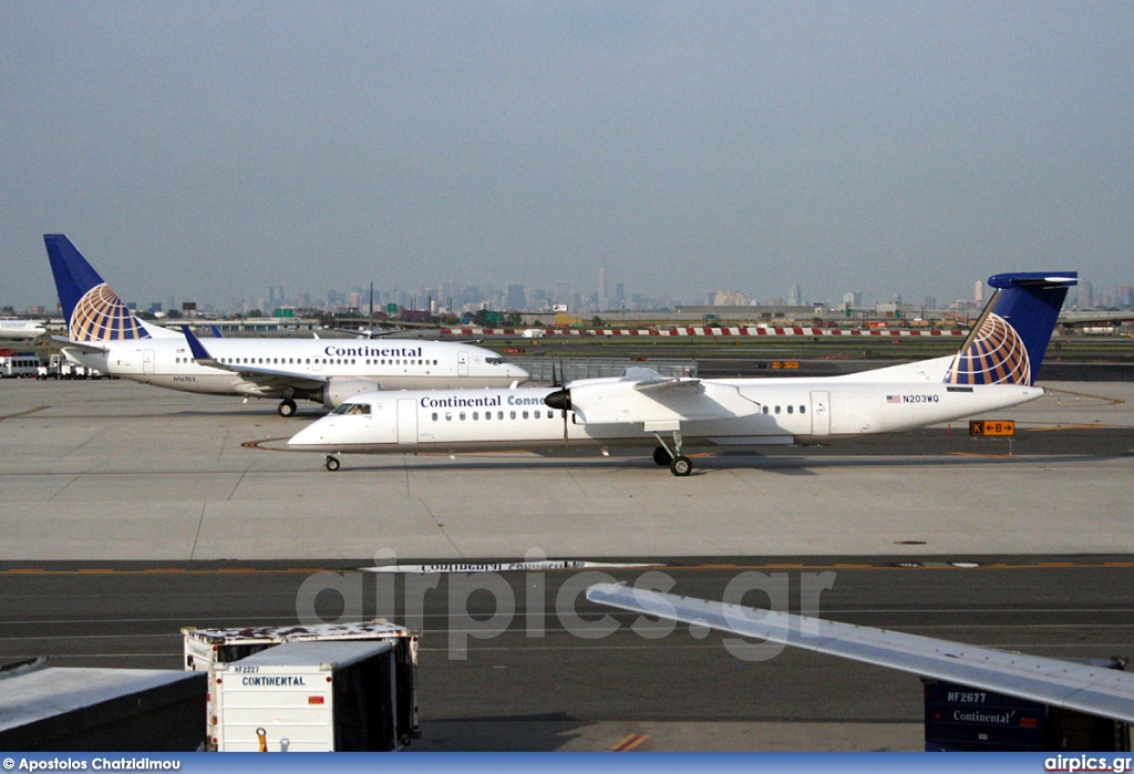 N203WQ, De Havilland Canada DHC-8-400Q Dash 8, Continental Connection