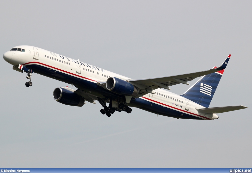 N206UW, Boeing 757-200, US Airways