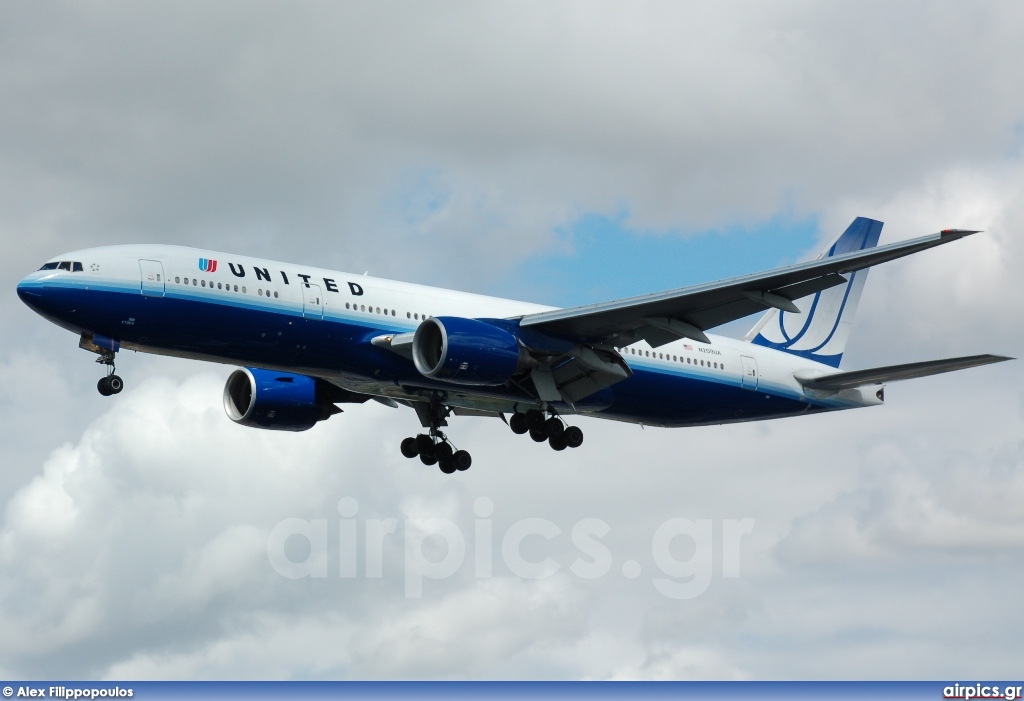 N209UA, Boeing 777-200ER, United Airlines