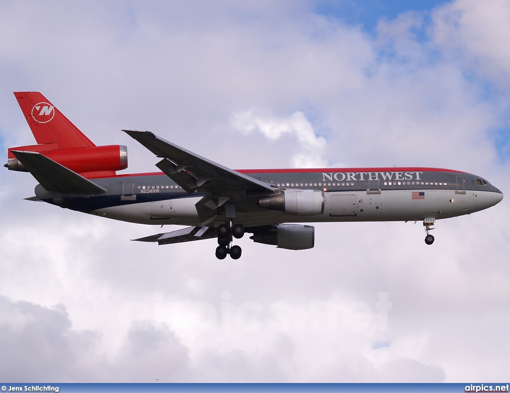 N234NW, McDonnell Douglas DC-10-30, Northwest Airlines