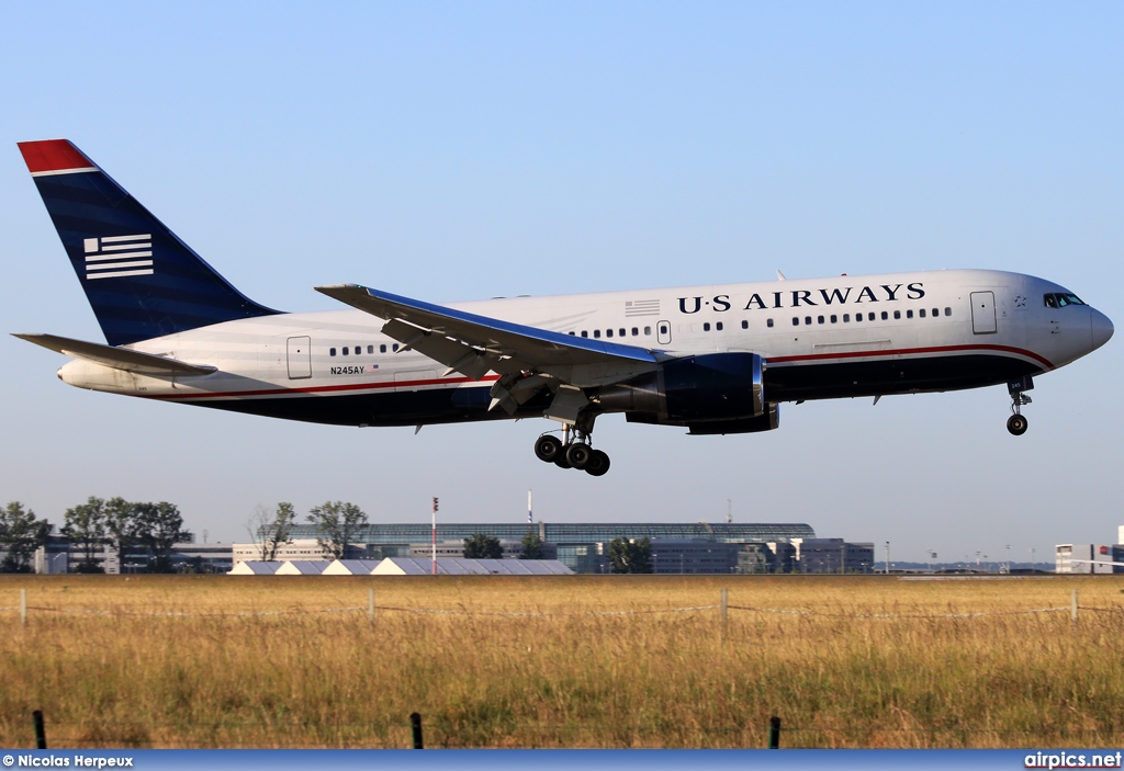 N245AY, Boeing 767-200ER, US Airways