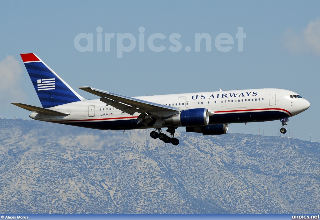 N248AY, Boeing 767-200ER, US Airways