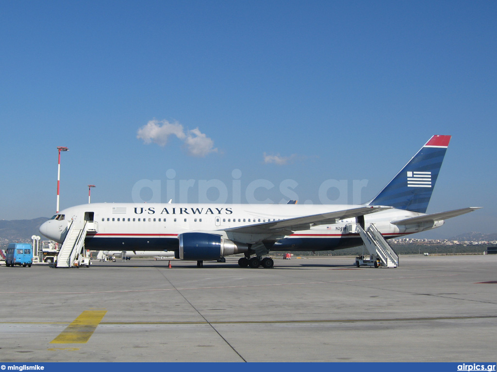 N249AU, Boeing 767-200ER, US Airways