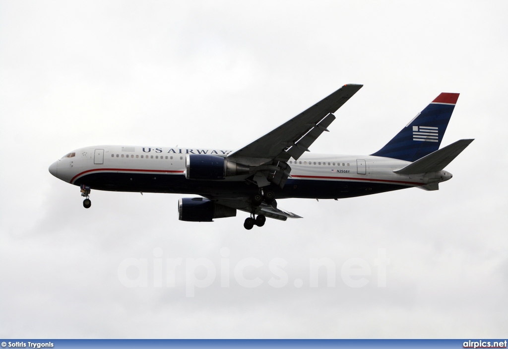 N250AY, Boeing 767-200ER, US Airways