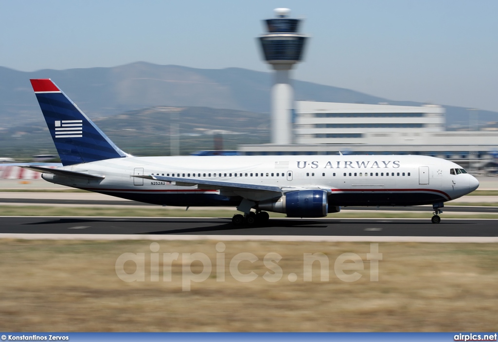 N252AU, Boeing 767-200ER, US Airways