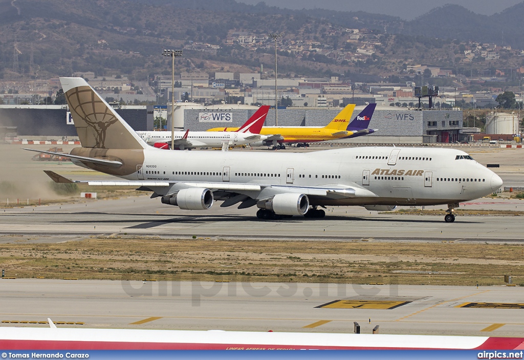 N263SG, Boeing 747-400, Atlas Air