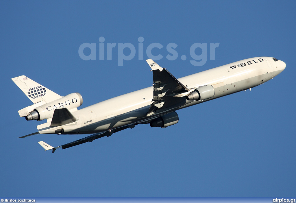 N274WA, McDonnell Douglas MD-11-F, World Airways Cargo