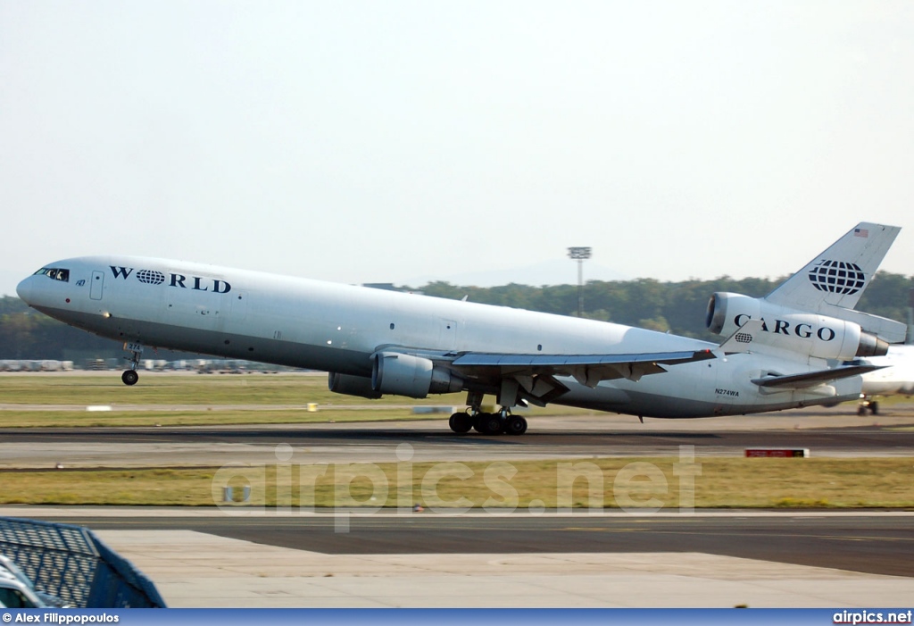 N274WA, McDonnell Douglas MD-11-F, World Airways Cargo