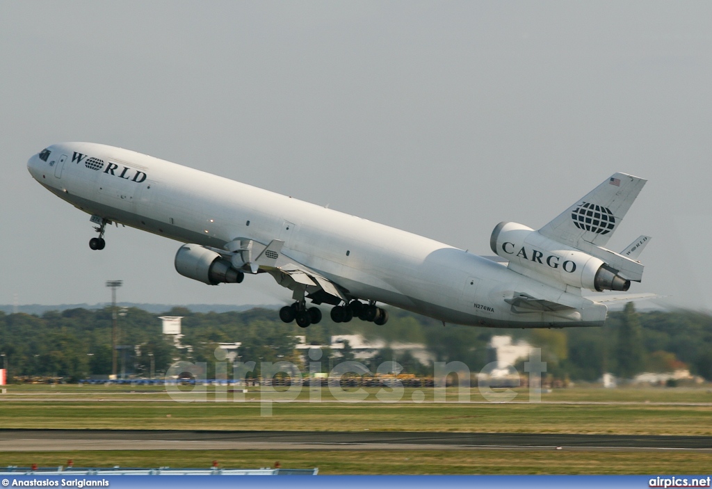 N274WA, McDonnell Douglas MD-11-F, World Airways Cargo