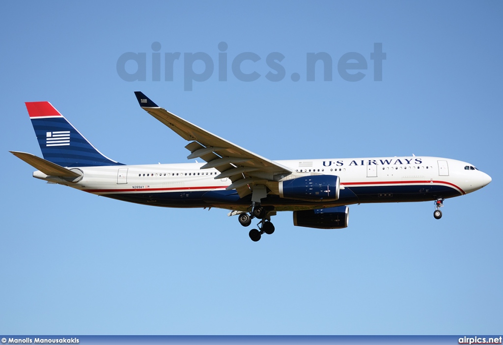 N289AY, Airbus A330-200, US Airways