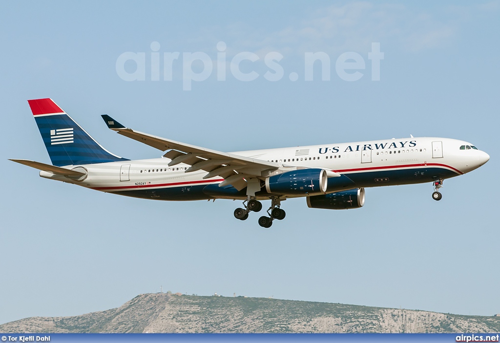 N292AY, Airbus A330-200, US Airways