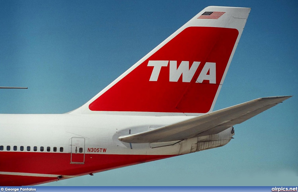 N305TW, Boeing 747-200B, TWA - Trans World Airlines