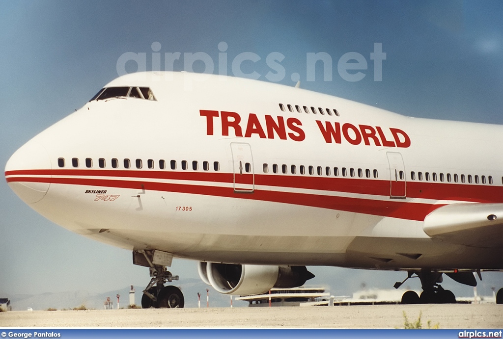 N305TW, Boeing 747-200B, TWA - Trans World Airlines