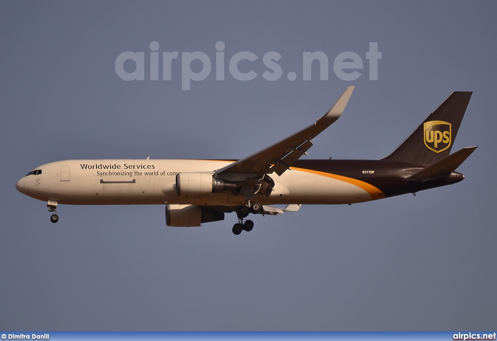 N317UP, Boeing 767-300ERF, UPS Airlines