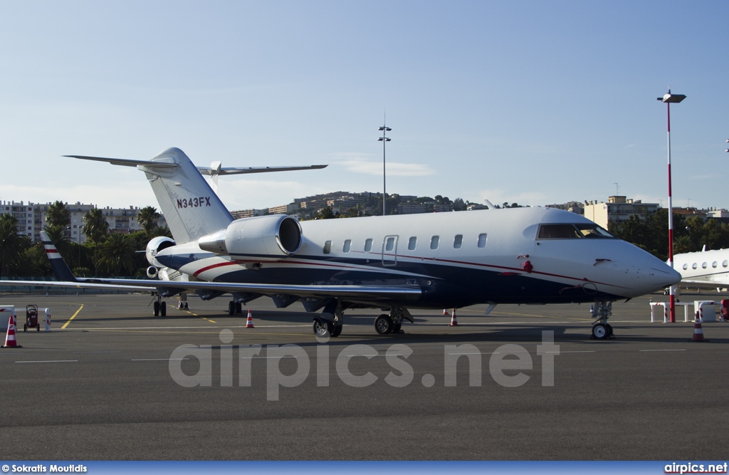 N343FX, Bombardier Challenger 600-CL-605, Private