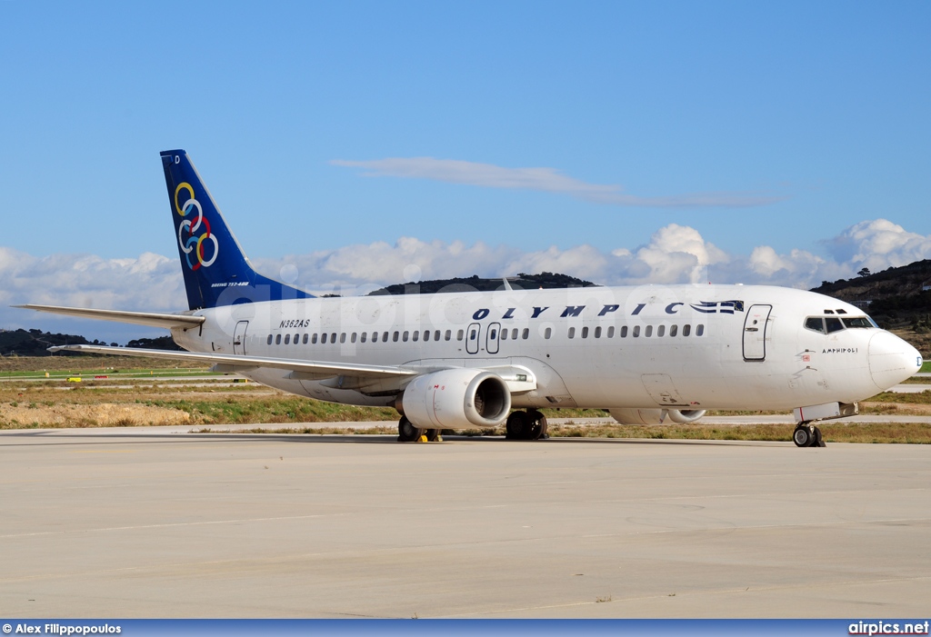 N362AS, Boeing 737-400, Olympic Airlines