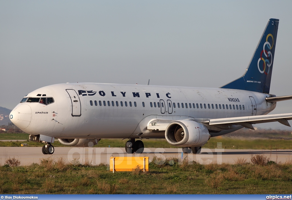 N362AS, Boeing 737-400, Olympic Airlines