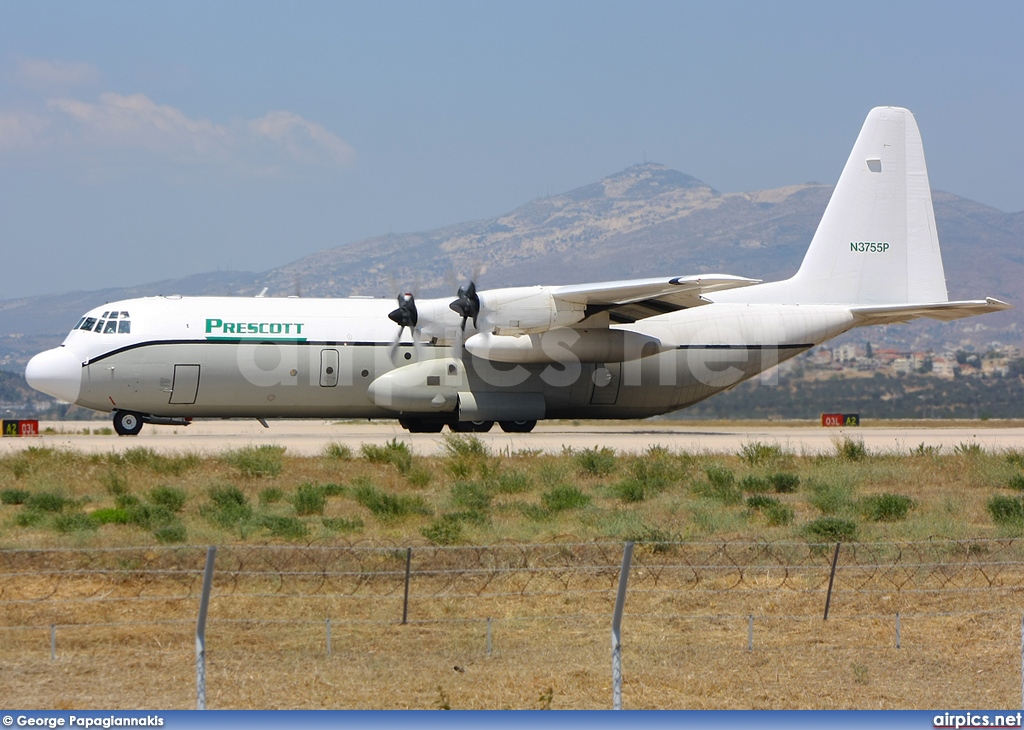 N3755P, Lockheed L-100-30 Hercules, Prescott Support