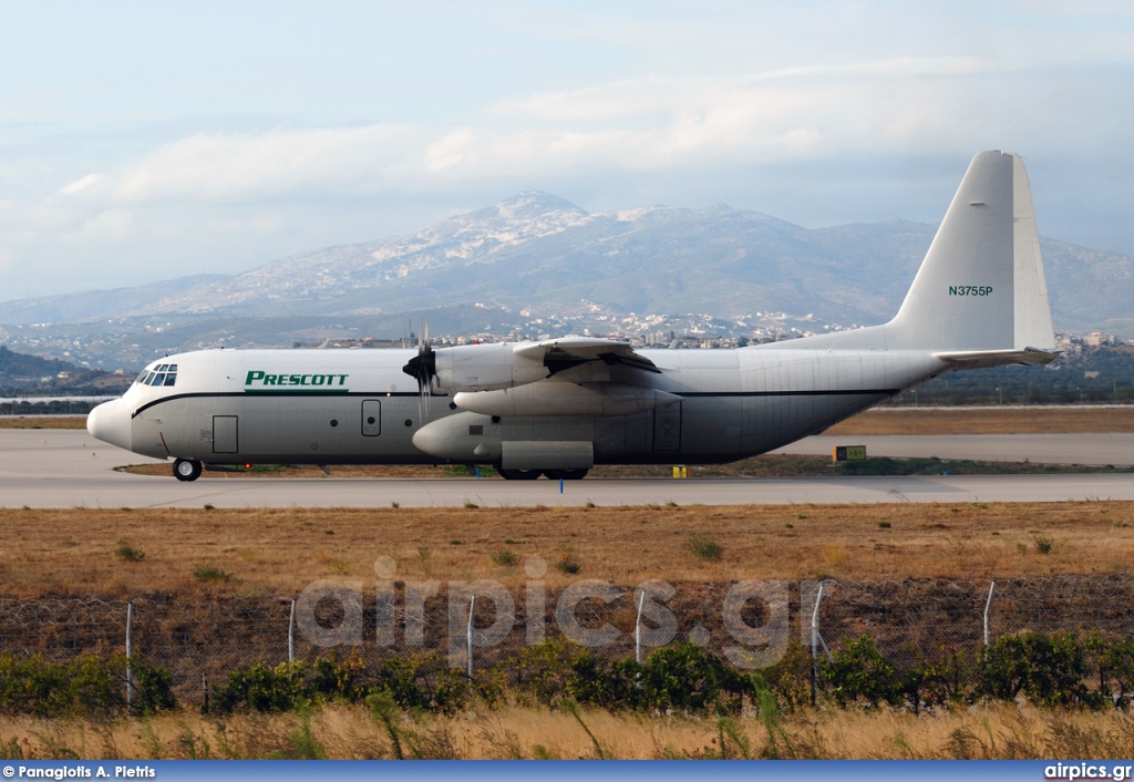 N3755P, Lockheed L-100-30 Hercules, Prescott Support