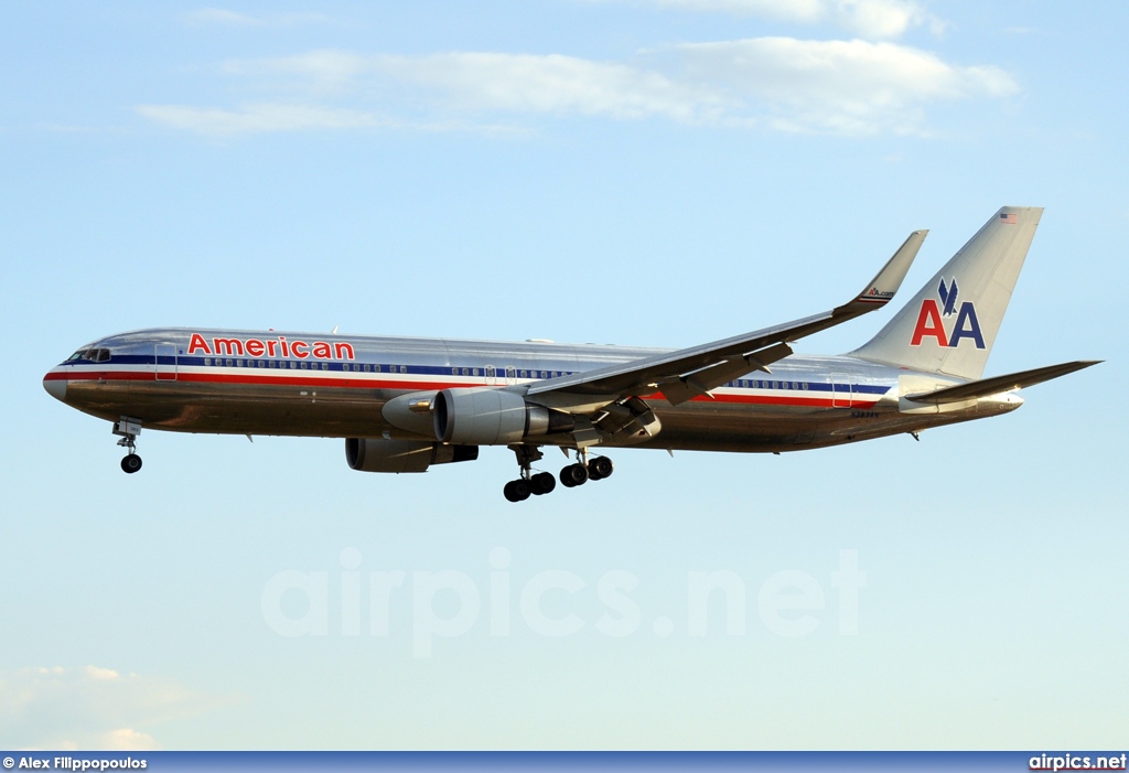 N383AN, Boeing 767-300ER, American Airlines