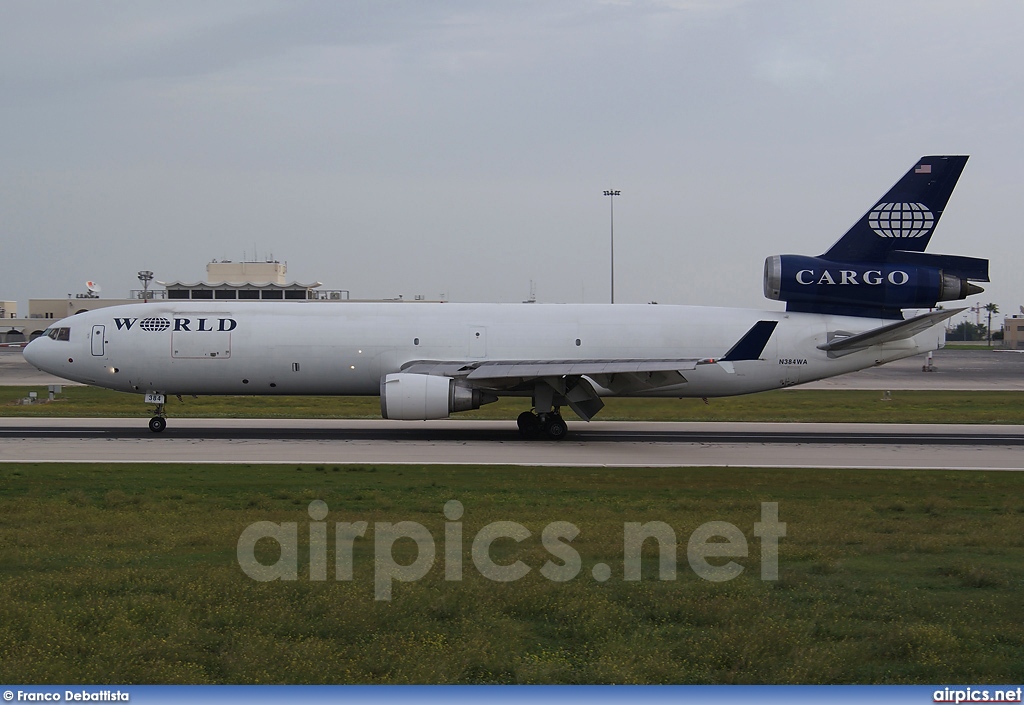 N384WA, McDonnell Douglas MD-11-F, World Airways Cargo
