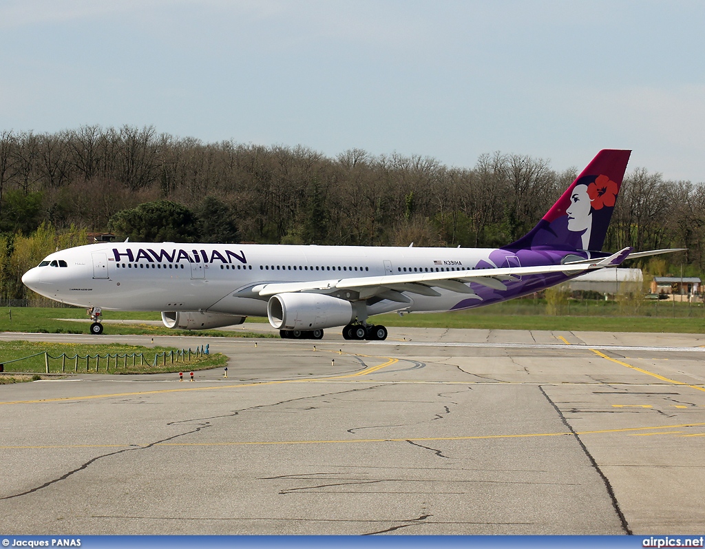 N391HA, Airbus A330-200, Hawaiian Airlines