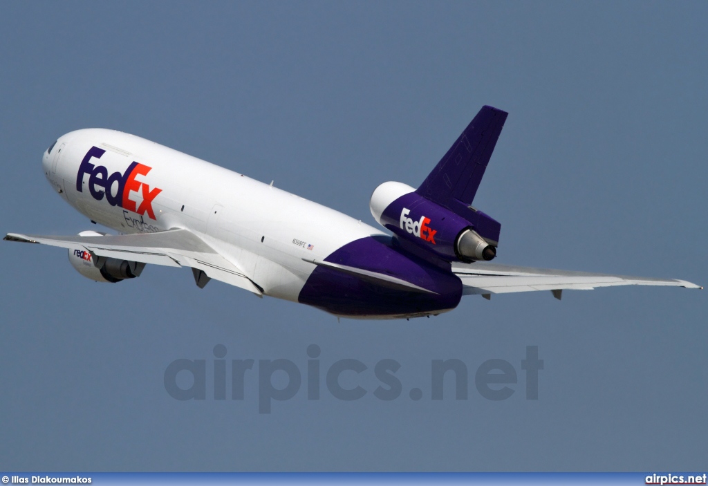 N398FE, McDonnell Douglas DC-10-10F, Federal Express (FedEx)