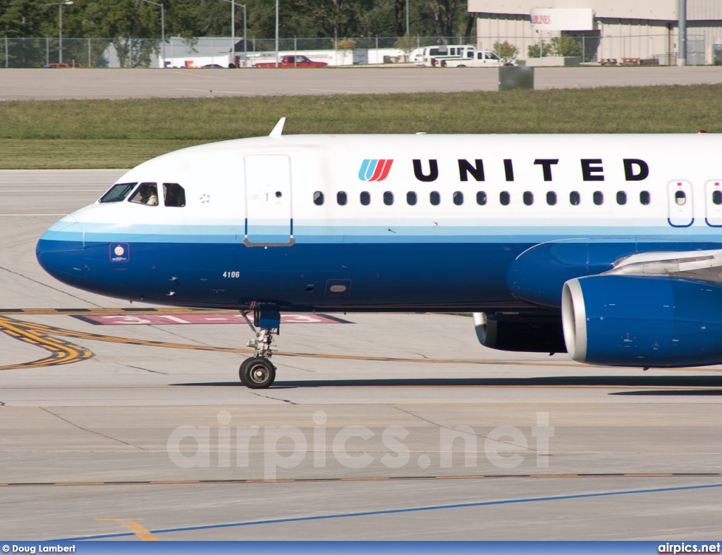 N406UA, Airbus A320-200, United Airlines