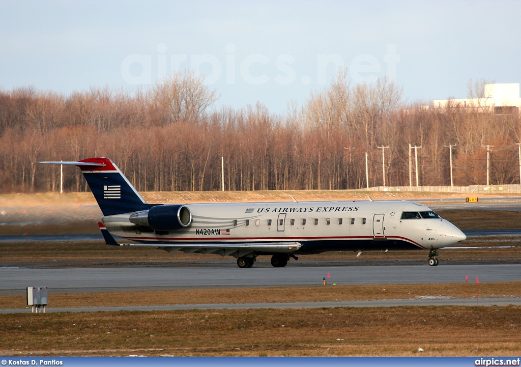 N420AW, Bombardier CRJ-200ER, US Airways Express