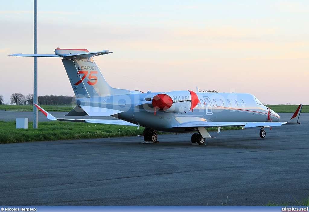 N446LJ, Bombardier Learjet 75, Private