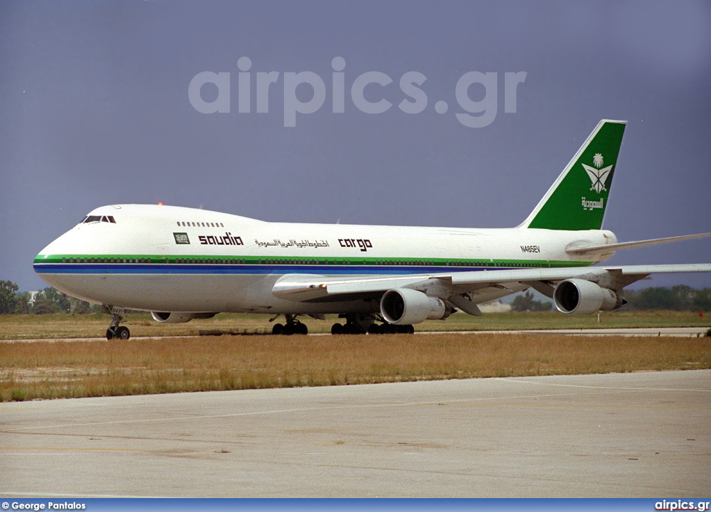 N485EV, Boeing 747-200B(SF), Saudia