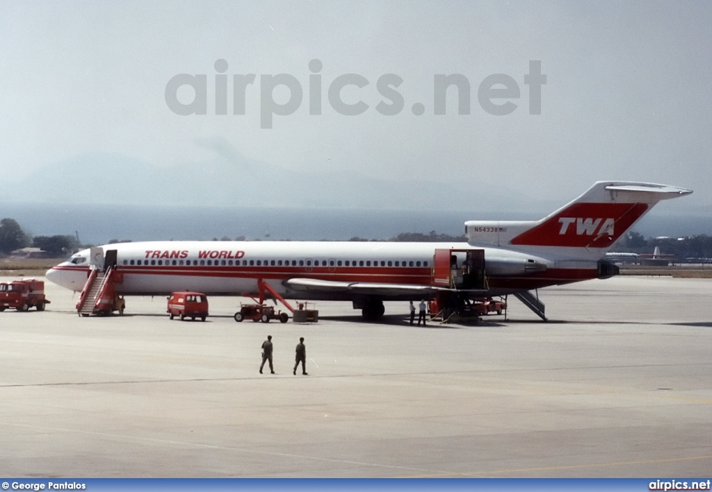 N54338, Boeing 727-200Adv, TWA - Trans World Airlines